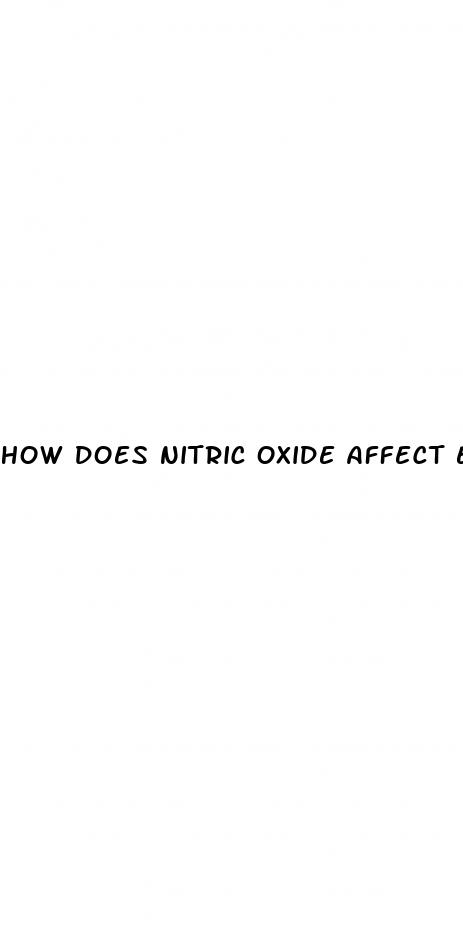 how does nitric oxide affect erectile dysfunction