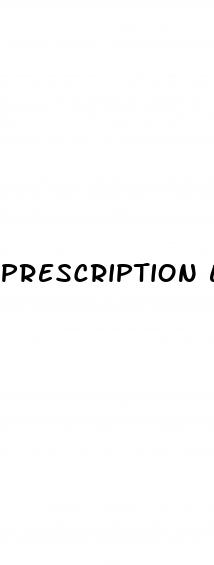 prescription erectile dysfunction drugs