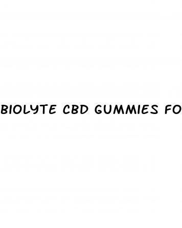 biolyte cbd gummies for ed