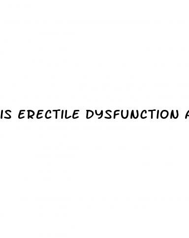 is erectile dysfunction a sign of cancer