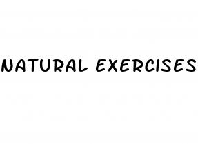 natural exercises for erectile dysfunction