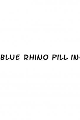 blue rhino pill ingredients