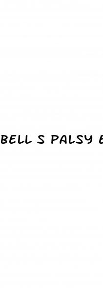 bell s palsy erectile dysfunction