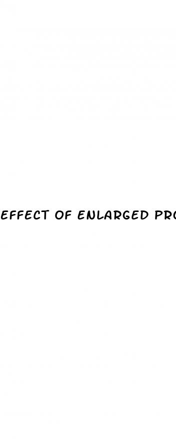 effect of enlarged prostate on erectile dysfunction