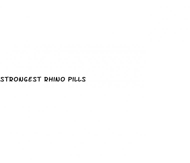 strongest rhino pills