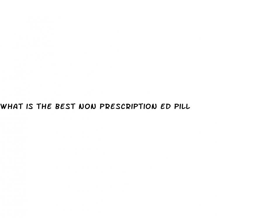 what is the best non prescription ed pill