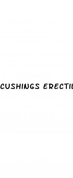 cushings erectile dysfunction