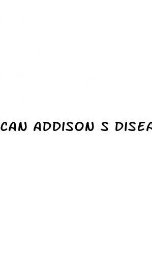 can addison s disease cause erectile dysfunction