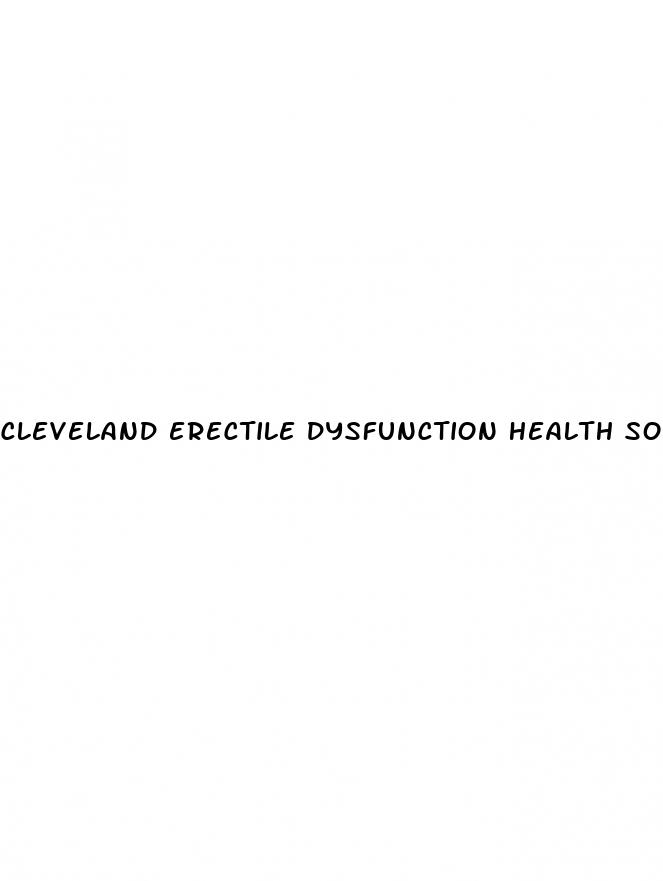 cleveland erectile dysfunction health sonic