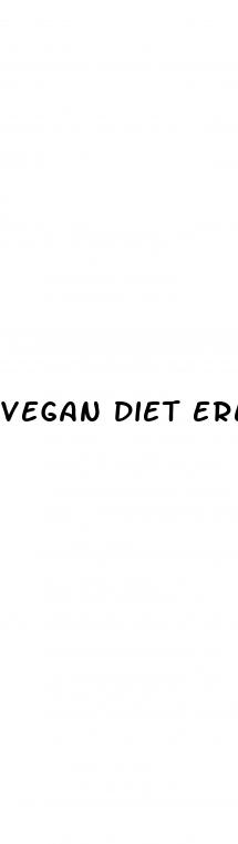 vegan diet erectile dysfunction