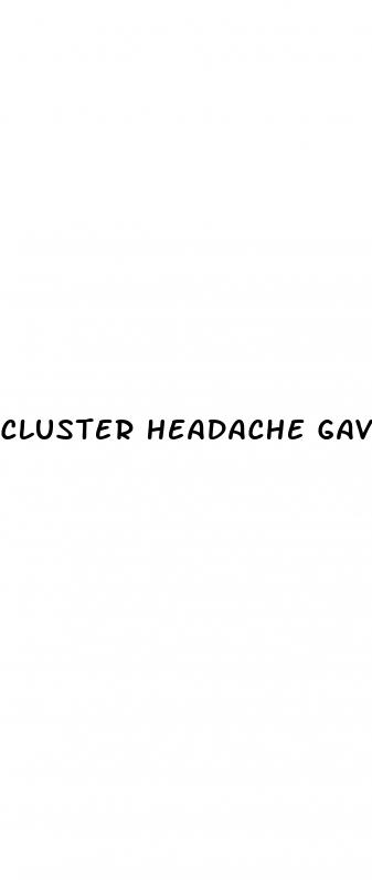 cluster headache gave me erectile dysfunction