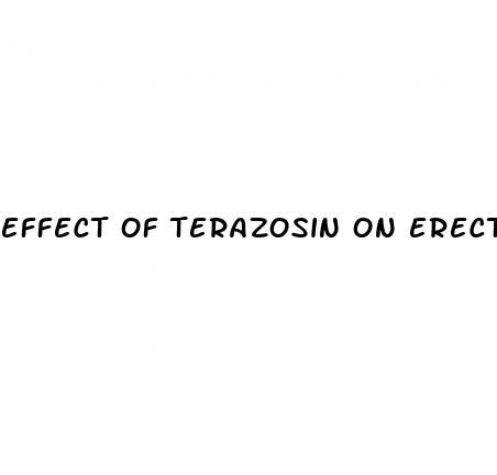 effect of terazosin on erectile dysfunction