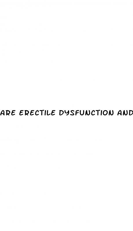 are erectile dysfunction and impotence the same thing