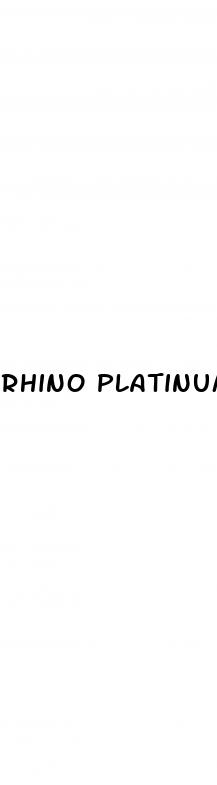 rhino platinum pill