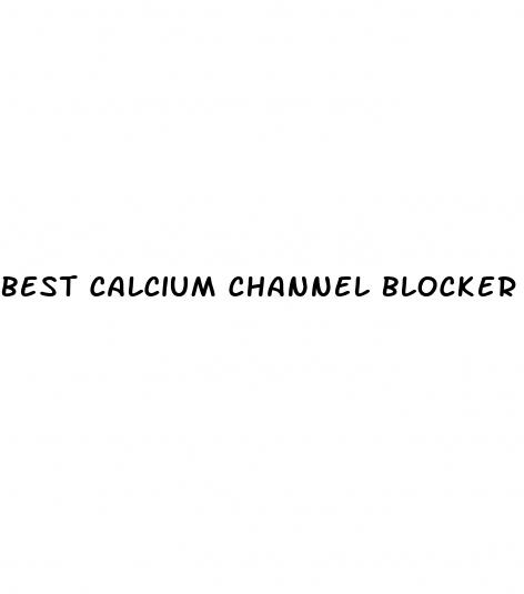 best calcium channel blocker for erectile dysfunction