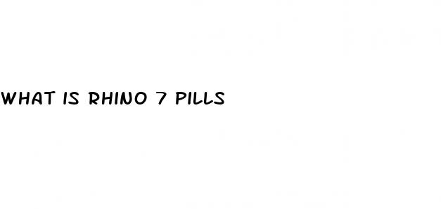 what is rhino 7 pills