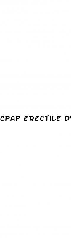 cpap erectile dysfunction