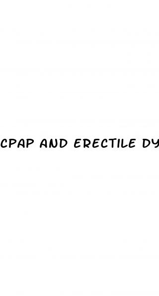 cpap and erectile dysfunction