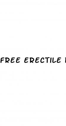 free erectile dysfunction information