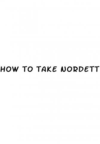 how to take nordette pills after sex