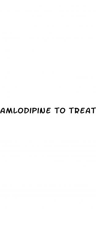 amlodipine to treat erectile dysfunction