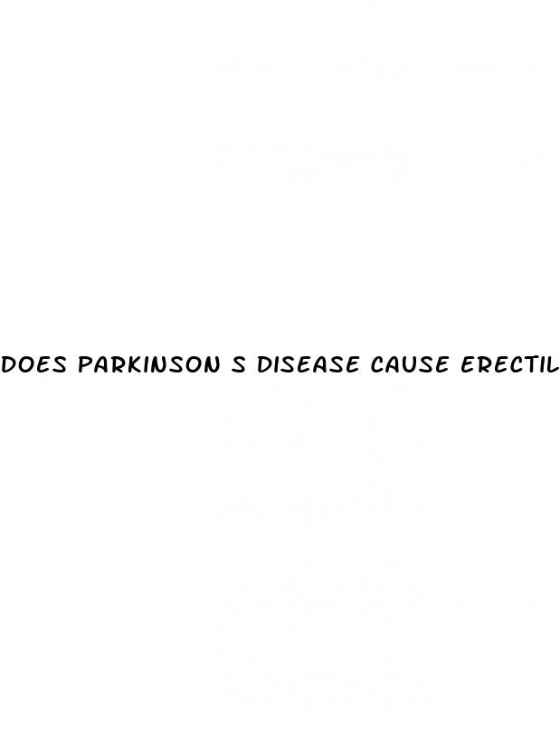 does parkinson s disease cause erectile dysfunction