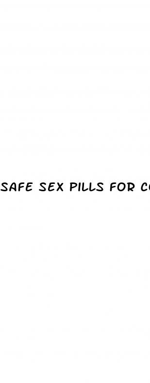 safe sex pills for couples