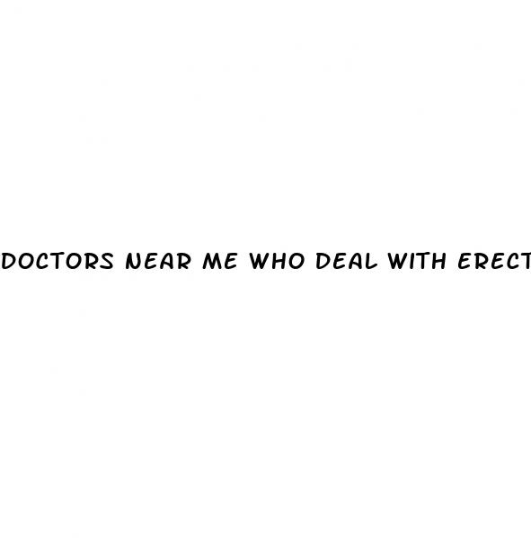 doctors near me who deal with erectile dysfunction