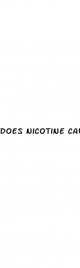 does nicotine cause erectile dysfunction