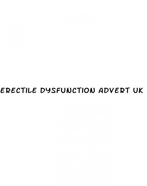 erectile dysfunction advert uk