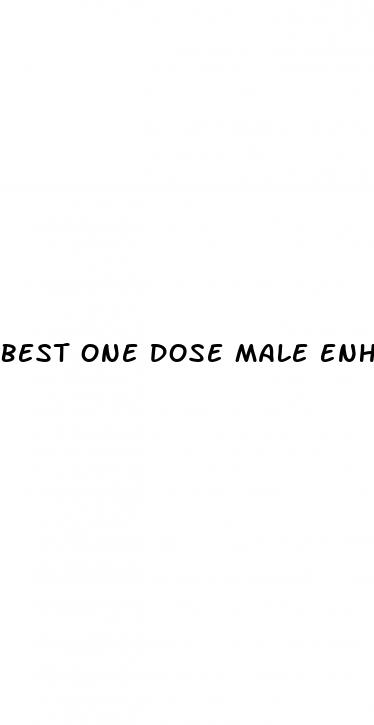 best one dose male enhancement