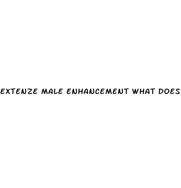 extenze male enhancement what does it do