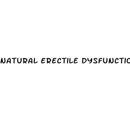 natural erectile dysfunction means