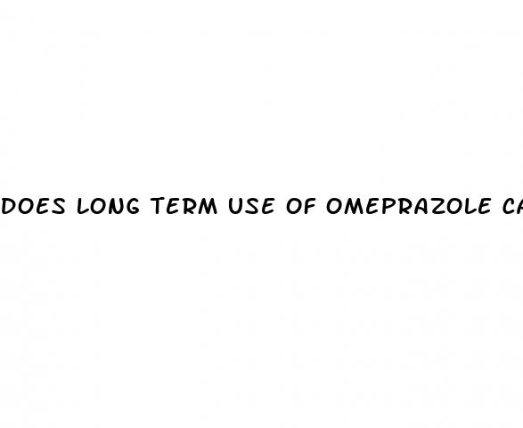 does long term use of omeprazole cause erectile dysfunction