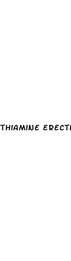 thiamine erectile dysfunction reddit