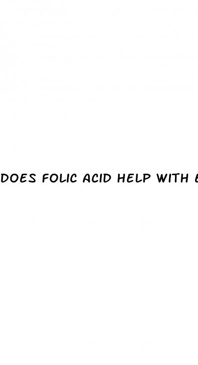 does folic acid help with erectile dysfunction