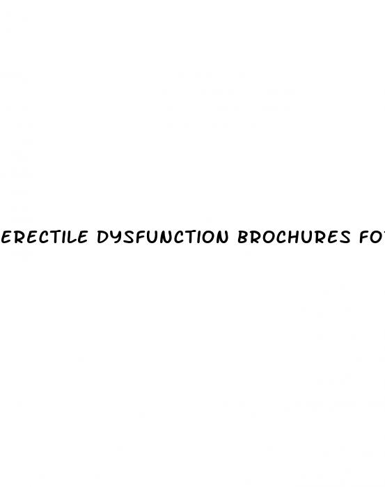 erectile dysfunction brochures for free