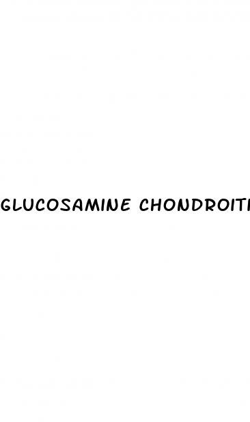 glucosamine chondroitin erectile dysfunction