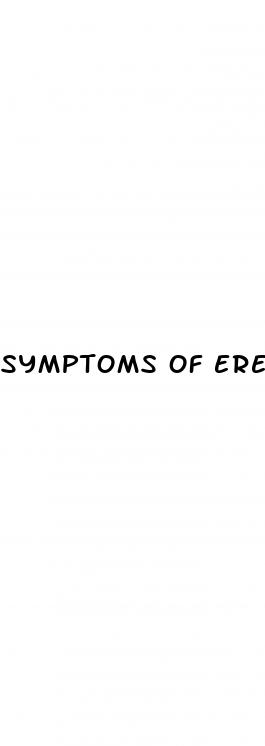 symptoms of erectile dysfunction nhs