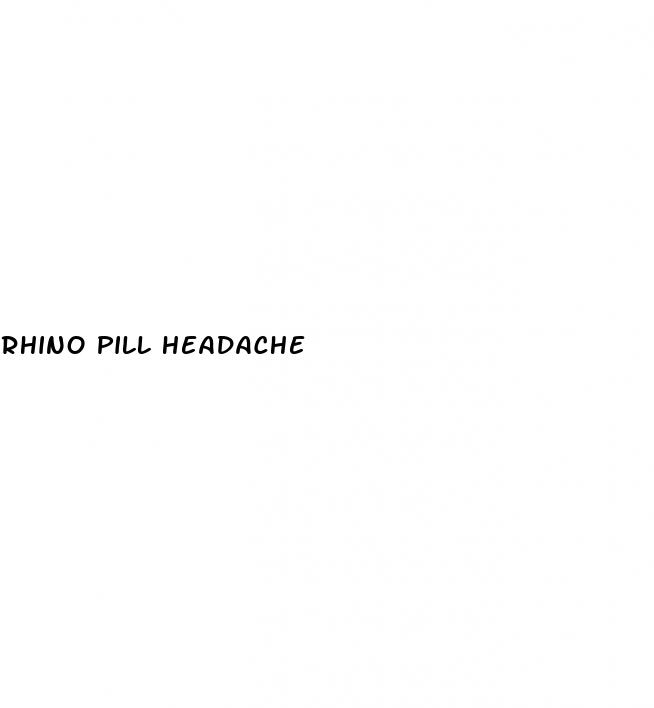 rhino pill headache