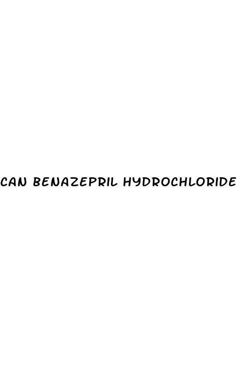 can benazepril hydrochloride cause erectile dysfunction