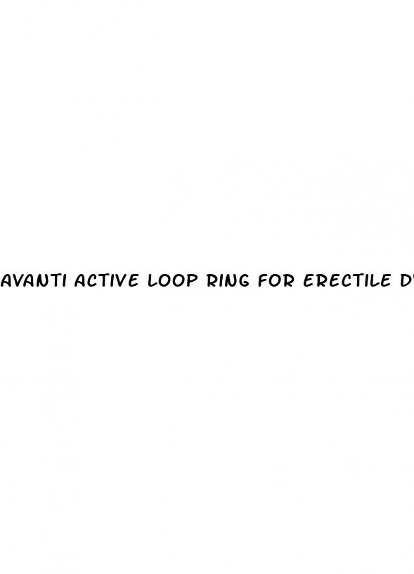 avanti active loop ring for erectile dysfunction