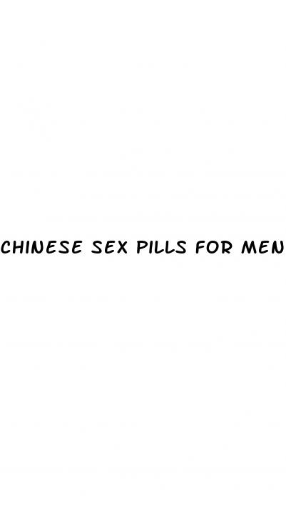 chinese sex pills for men