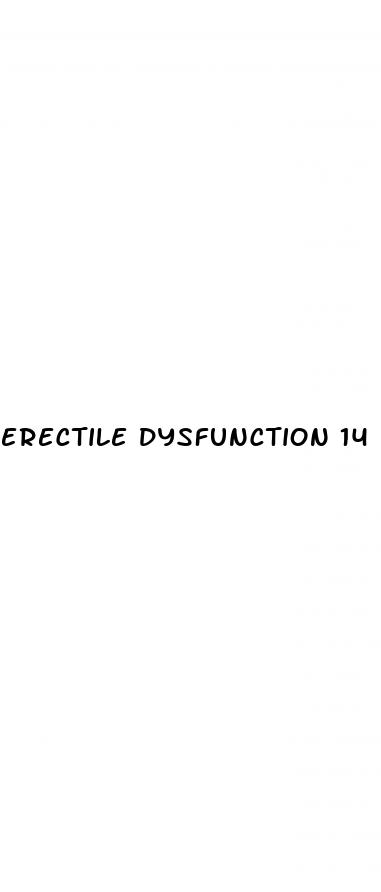 erectile dysfunction 14 years ild