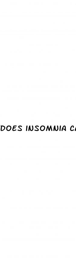 does insomnia cause erectile dysfunction