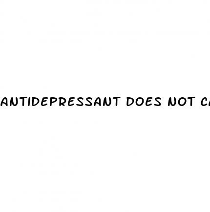 antidepressant does not cause erectile dysfunction