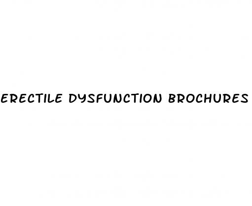 erectile dysfunction brochures