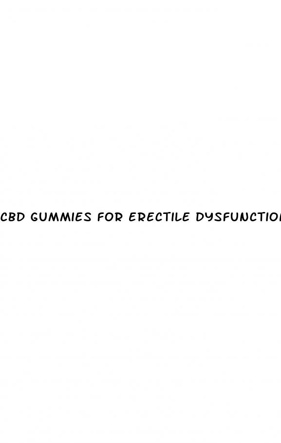 cbd gummies for erectile dysfunction for sale