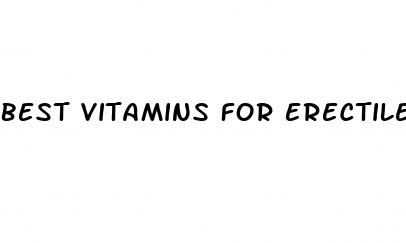 best vitamins for erectile dysfunction