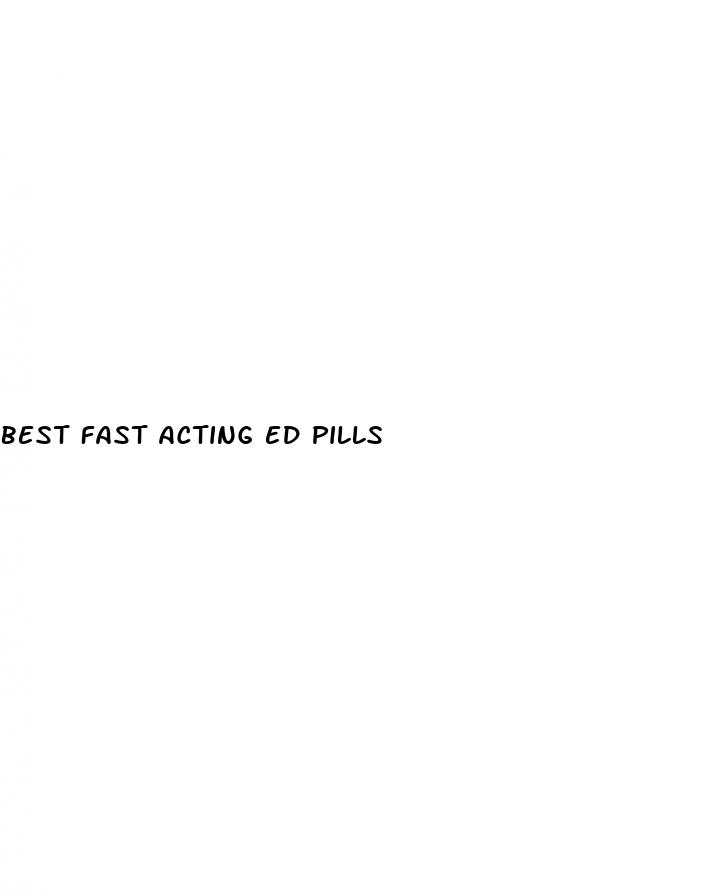 best fast acting ed pills